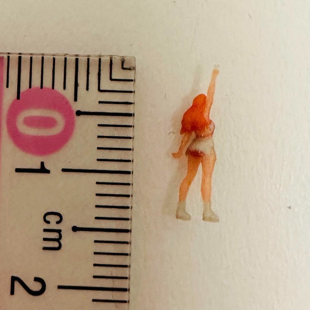 完成品 Nゲージ オーシャンコスモス oc-0004 フィギュア リアルフィギュア ミニチュアイメージ ミニカーに ジオラマに レイアウトに 鉄道模型