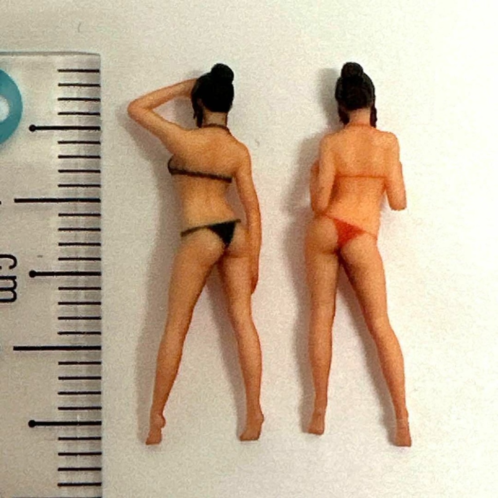 完成品 1/64 フィギュア2体 JOY JOY8 JOY5 ミニカーに ジオラマに ミニチュア 3Dフィギュア 3D人物 3Dプリント