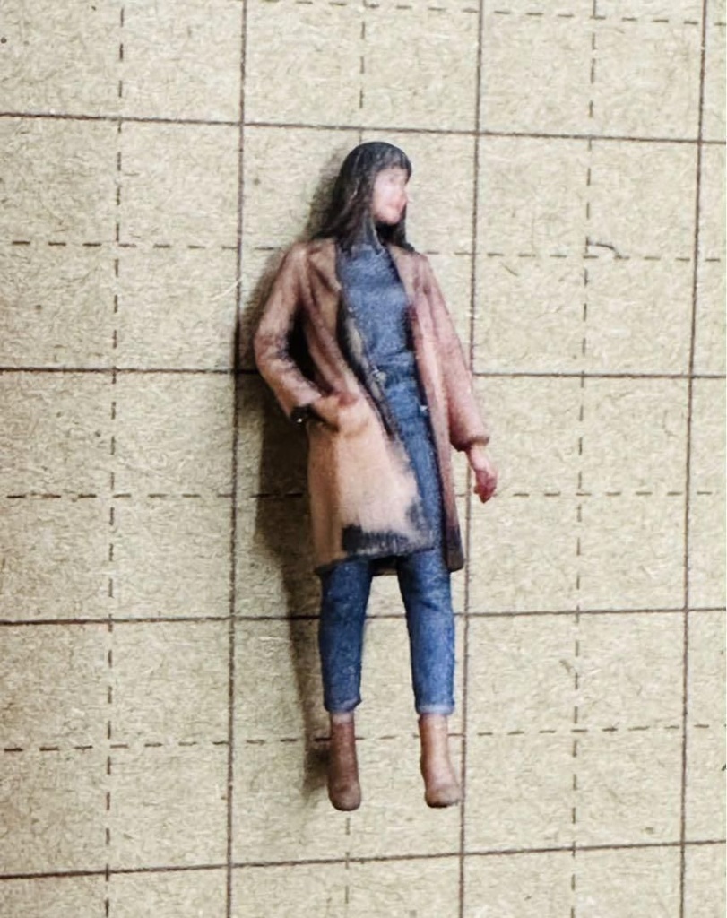 1/64 完成品 1276 ヌミック フィギュア リアルフィギュア ミニチュアイメージ 3D人物 ミニカーに ジオラマに ミニチュア