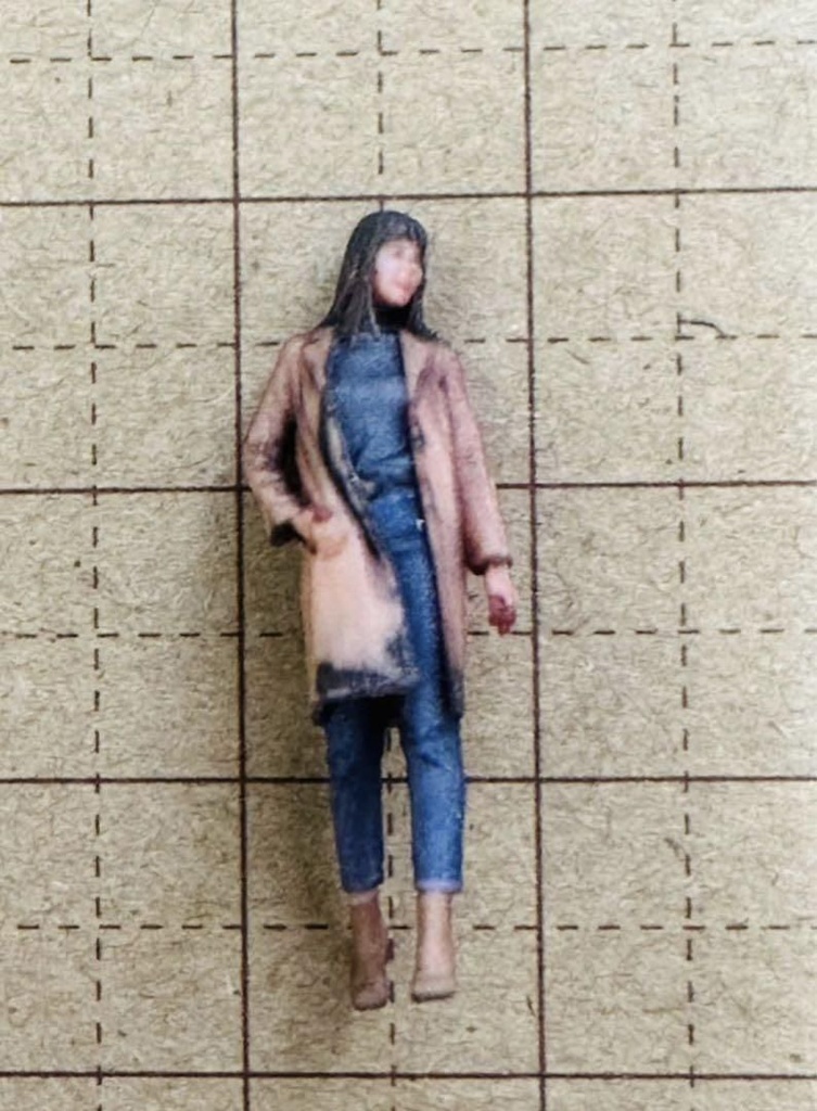 1/64 完成品 1276 ヌミック フィギュア リアルフィギュア ミニチュアイメージ 3D人物 ミニカーに ジオラマに ミニチュア