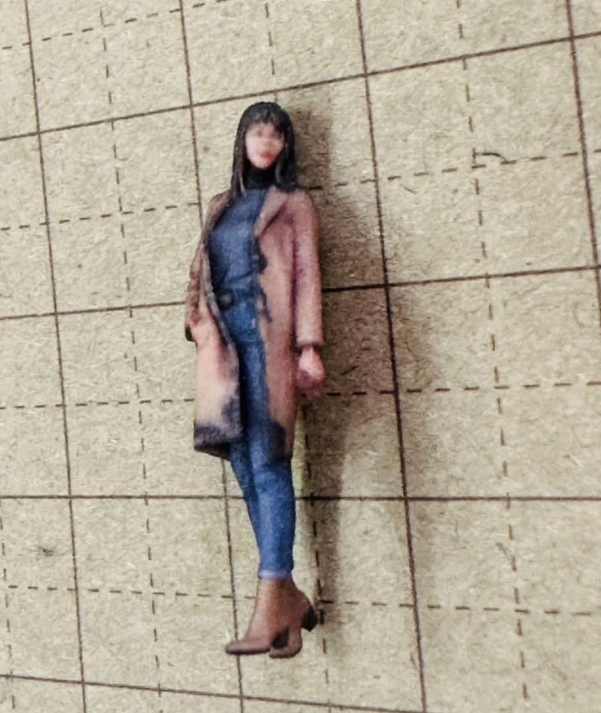 1/64 完成品 1276 ヌミック フィギュア リアルフィギュア ミニチュアイメージ 3D人物 ミニカーに ジオラマに ミニチュア