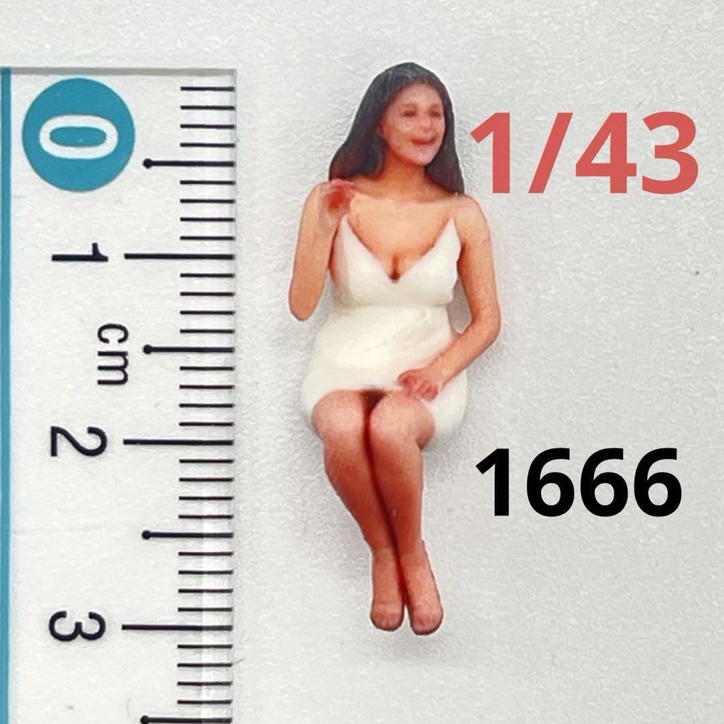 1/43 完成品　1666　ヌミック　フィギュア　リアルフィギュア　ミニチュアイメージ　３Dフィギュア　ミニカーに　ジオラマに