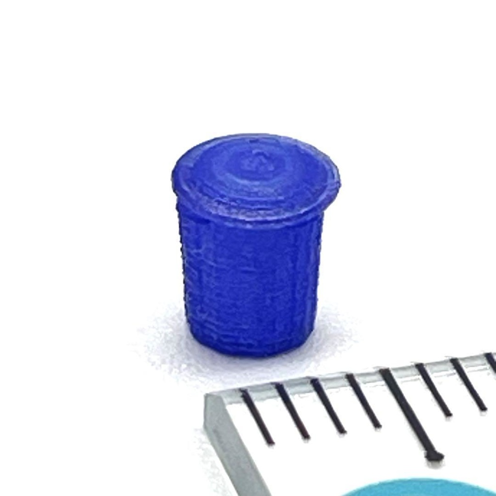 Nゲージ 1/150 ポリバケツ ゴミ箱 ミニチュア 鉄道模型 ジオラマに レイアウトに ミニチュアイメージ 3Dプリンター