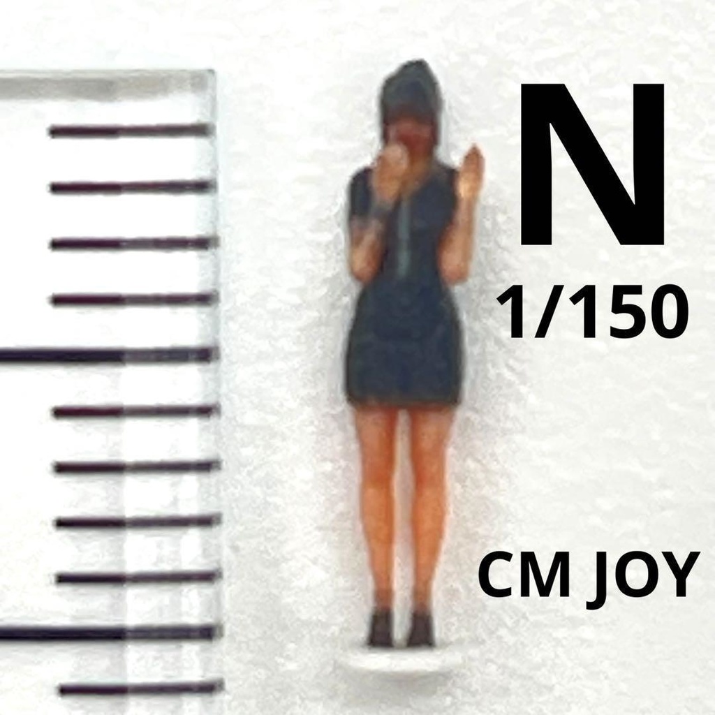 Nゲージ　1/150 CM JOY フィギュア　リアルフィギュア　完成品　ミニチュアイメージ　鉄道模型　ジオラマ　レイアウトに