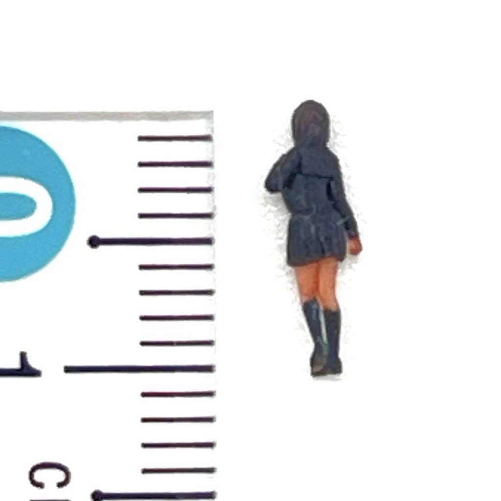 Nゲージ 1/150 鉄道模型 JK2 フィギュア リアルフィギュア 完成品 女子高生 ミニチュア ジオラマ レイアウト 3D