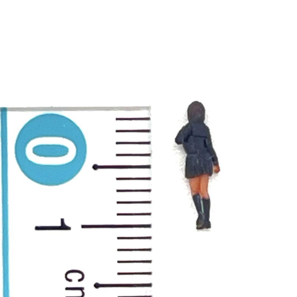 Nゲージ 1/150 鉄道模型 JK2 フィギュア リアルフィギュア 完成品 女子高生 ミニチュア ジオラマ レイアウト 3D