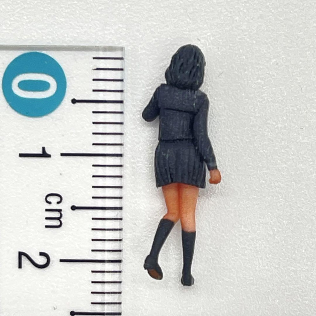1/72 JK1 フィギュア リアルフィギュア 完成品 女子高生 ミニチュアイメージ ミニチュア  ジオラマに 3D
