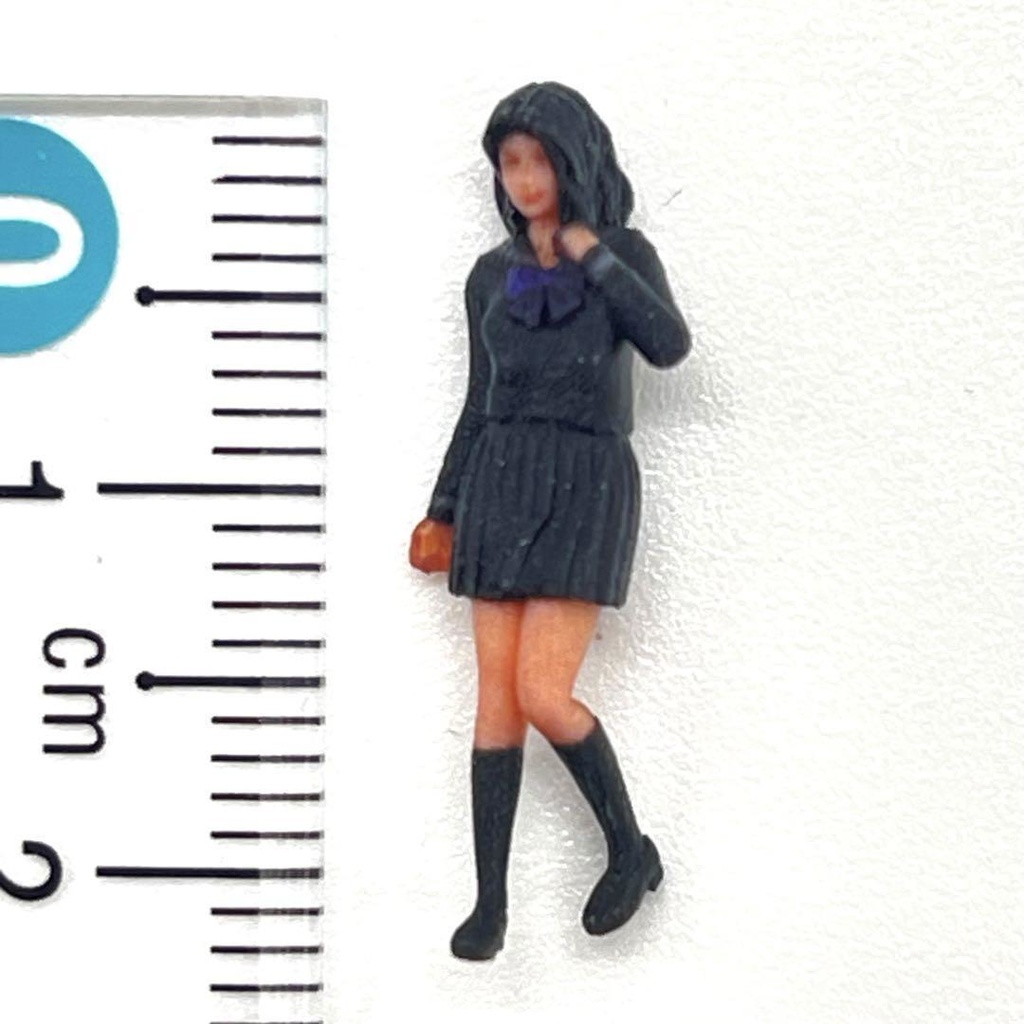 1/72 JK1 フィギュア リアルフィギュア 完成品 女子高生 ミニチュアイメージ ミニチュア  ジオラマに 3D