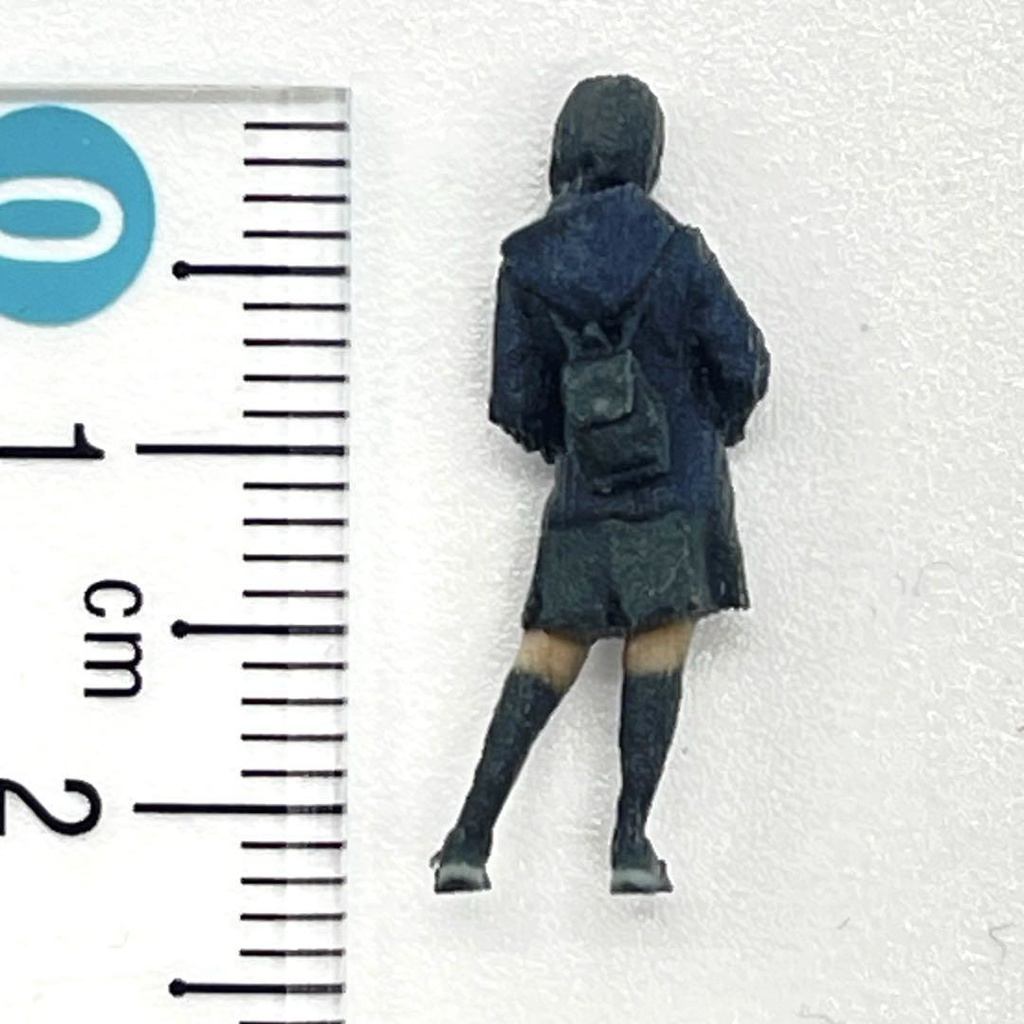 1/72 JKNP フィギュア リアルフィギュア ジオラマに 完成品 ミニチュアイメージ ミニチュア 女子高生 3Dフィギュア