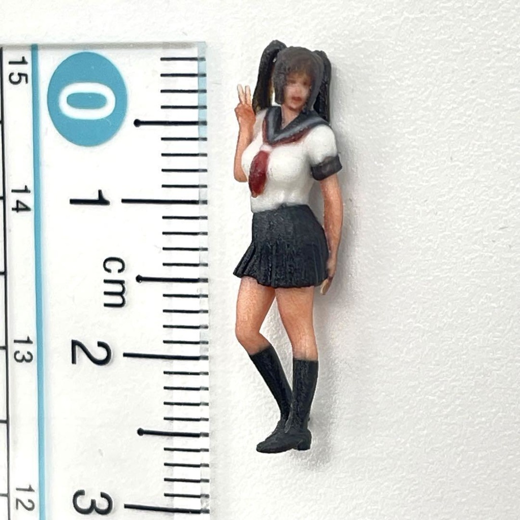 1/64 JK17 ピース フィギュア リアルフィギュア 完成品 ミニカーに ジオラマに ミニチュアイメージ ミニチュア 3D人物