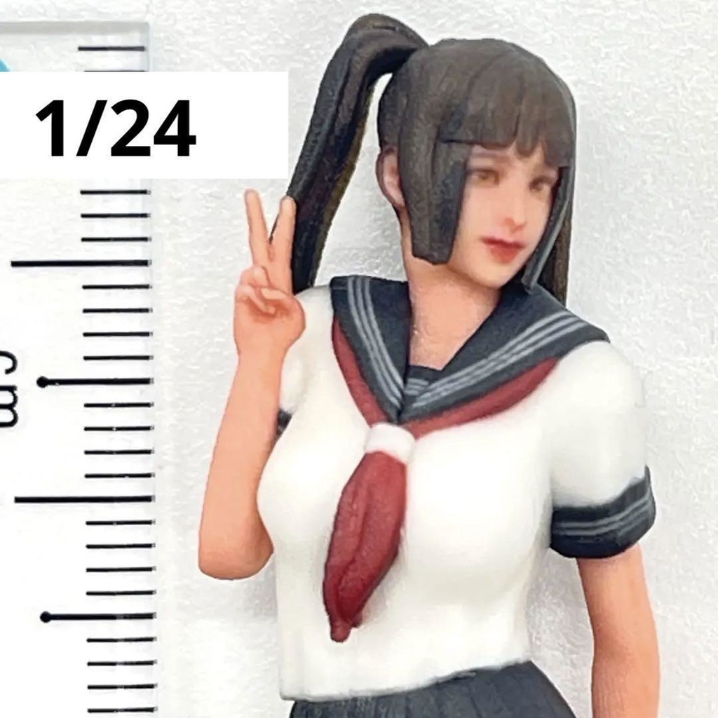 1/24 JK17 JKピース フィギュア リアルフィギュア ミニチュアイメージ ミニカーに ミニチュア ドールハウスに