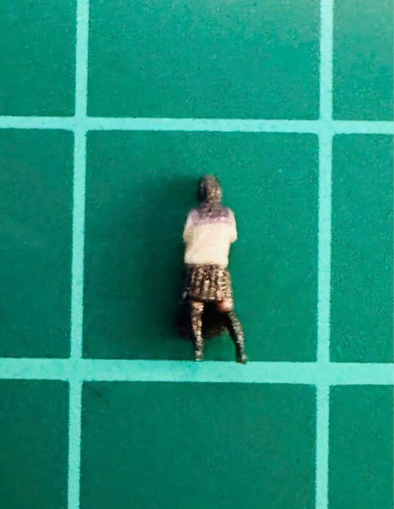 Zゲージ 1/220 完成品 JKN フィギュア セーラー服 リアルフィギュア ミニチュアイメージ 鉄道模型 ジオラマに レイアウトに ミニチュア