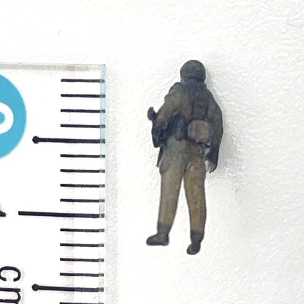 1/144 兵士② フィギュア ミリタリー リアルフィギュア ミニチュアイメージ ジオラマに 戦車に 3D人物