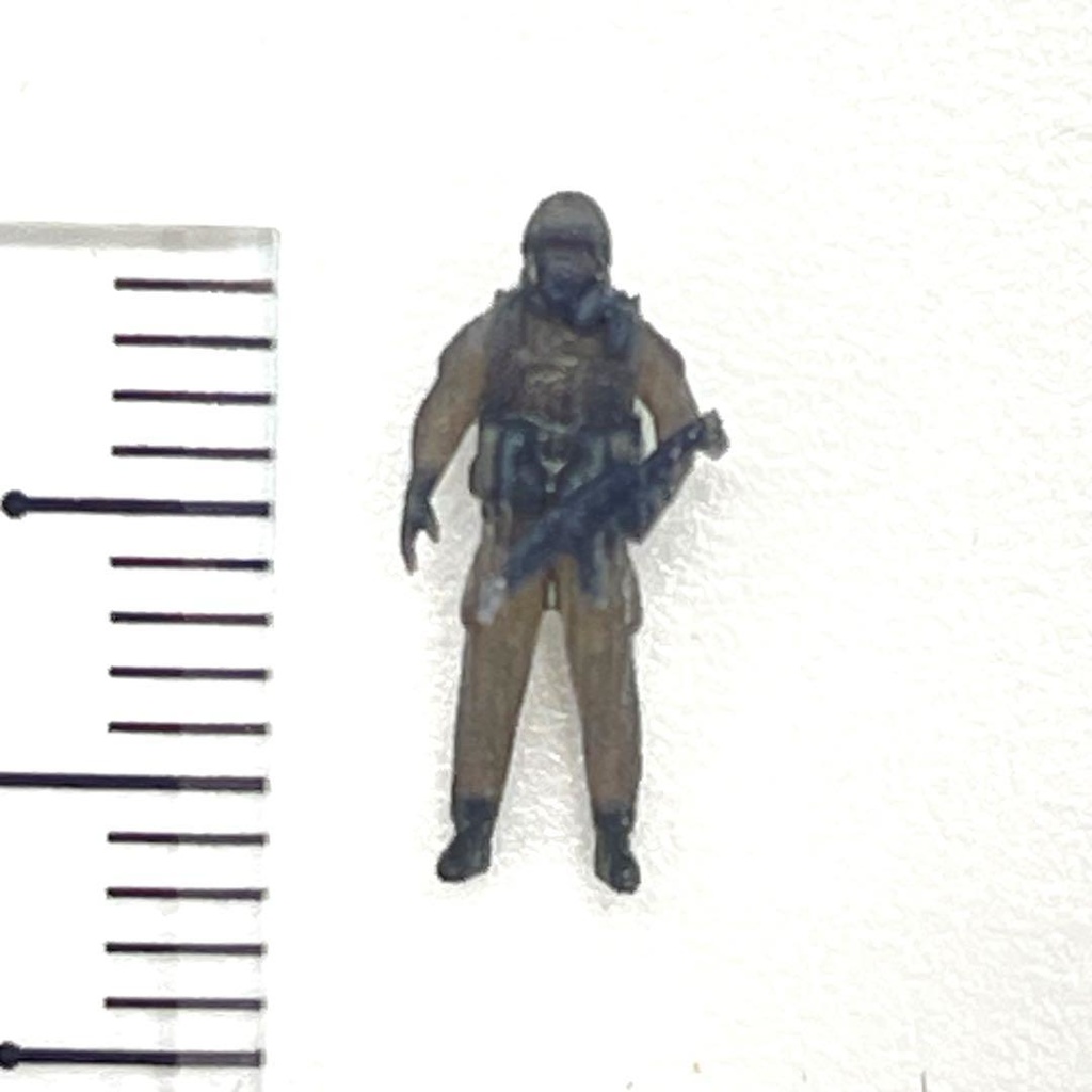 1/144 兵士② フィギュア ミリタリー リアルフィギュア ミニチュアイメージ ジオラマに 戦車に 3D人物