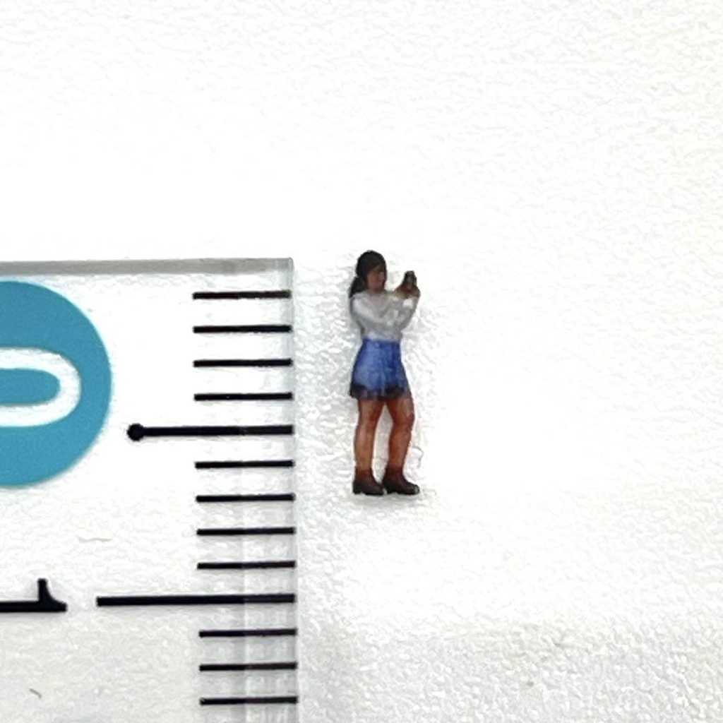 Zゲージ 1/220 1960 フィギュア リアルフィギュア 鉄道模型 ジオラマ レイアウトに ミニチュアイメージ 3D