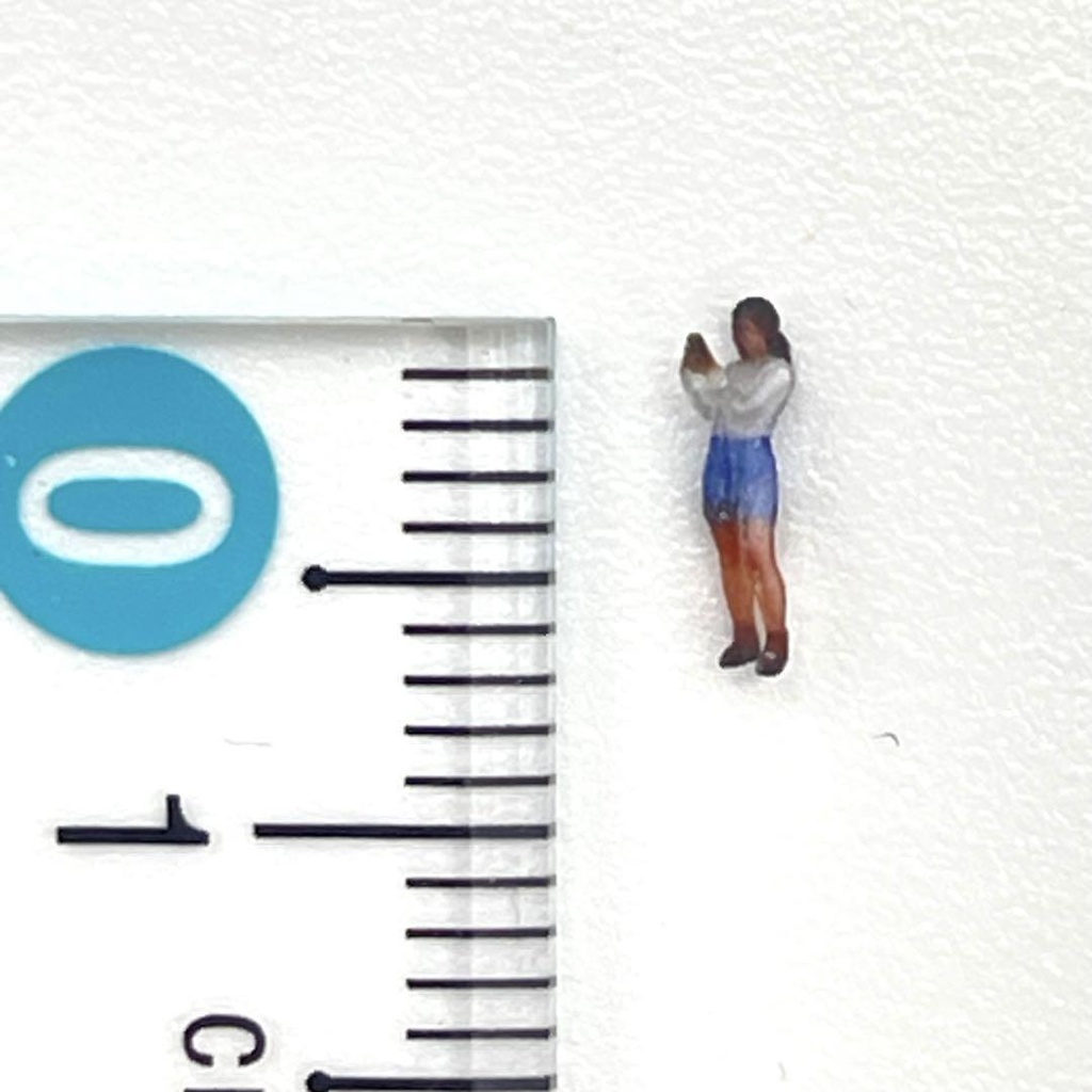 Zゲージ 1/220 1960 フィギュア リアルフィギュア 鉄道模型 ジオラマ レイアウトに ミニチュアイメージ 3D