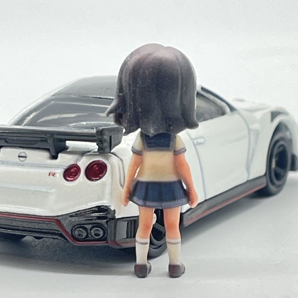 1/43 3DA-JK-001 フィギュア リアルフィギュア 完成品 女子高生 JK ミニカーに ジオラマに 3D人物