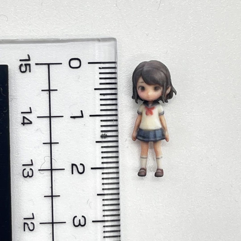 1/64 3DA-JK-001 フィギュア リアルフィギュア 完成品 3D ミニチュアイメージ ミニカーに ジオラマに ミニチュア