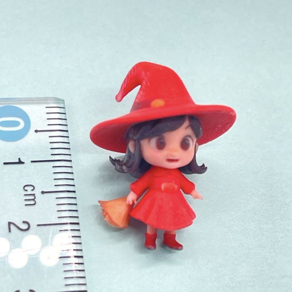 1/43 3DA-MJ-001 魔女 赤 美少女フィギュア 完成品 フィギュア リアルフィギュア ミニチュアイメージ 3Dフィギュア ミニチュア ミニカーに