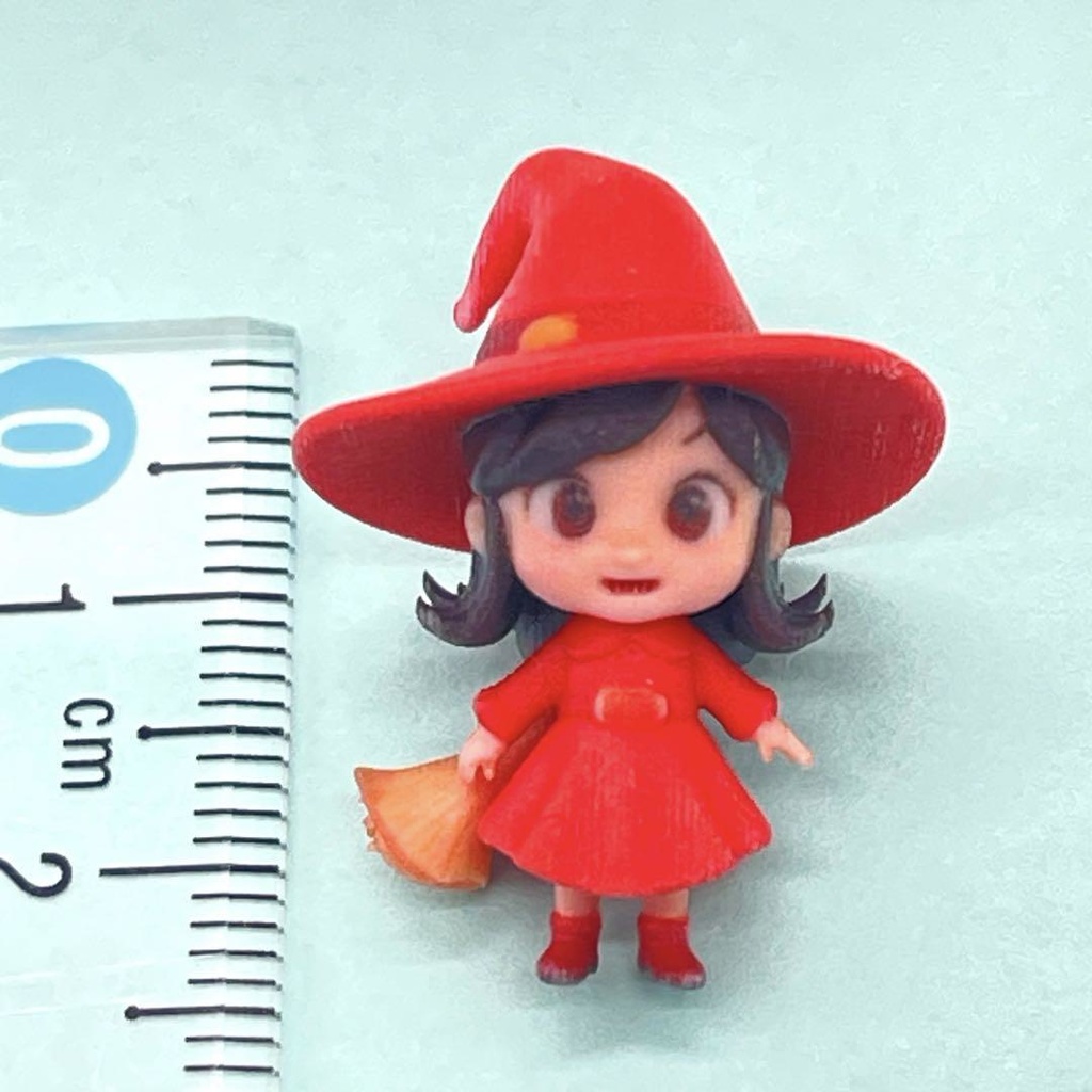 1/43 3DA-MJ-001 魔女 赤 美少女フィギュア 完成品 フィギュア リアルフィギュア ミニチュアイメージ 3Dフィギュア ミニチュア ミニカーに