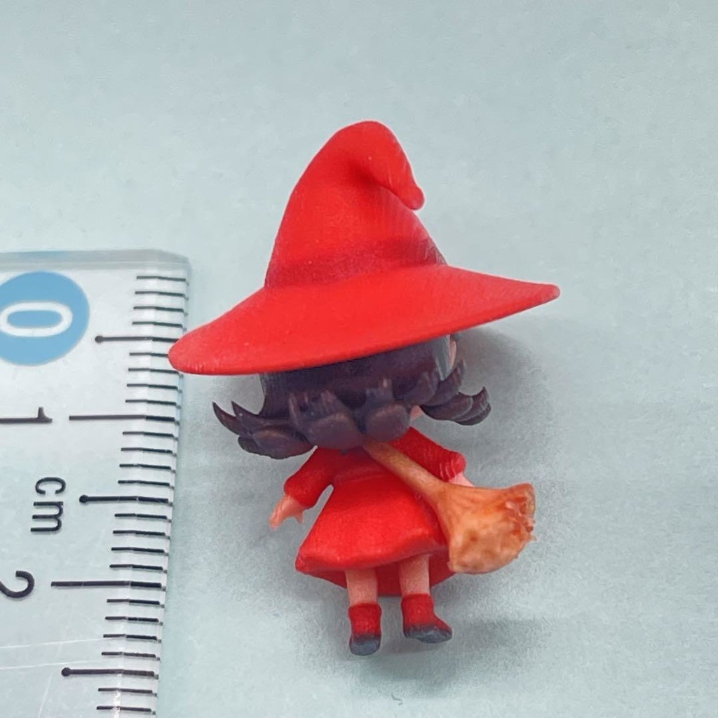 1/43 3DA-MJ-001 魔女 赤 美少女フィギュア 完成品 フィギュア リアルフィギュア ミニチュアイメージ 3Dフィギュア ミニチュア ミニカーに