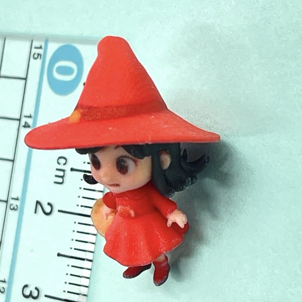 1/43 3DA-MJ-001 魔女 赤 美少女フィギュア 完成品 フィギュア リアルフィギュア ミニチュアイメージ 3Dフィギュア ミニチュア ミニカーに