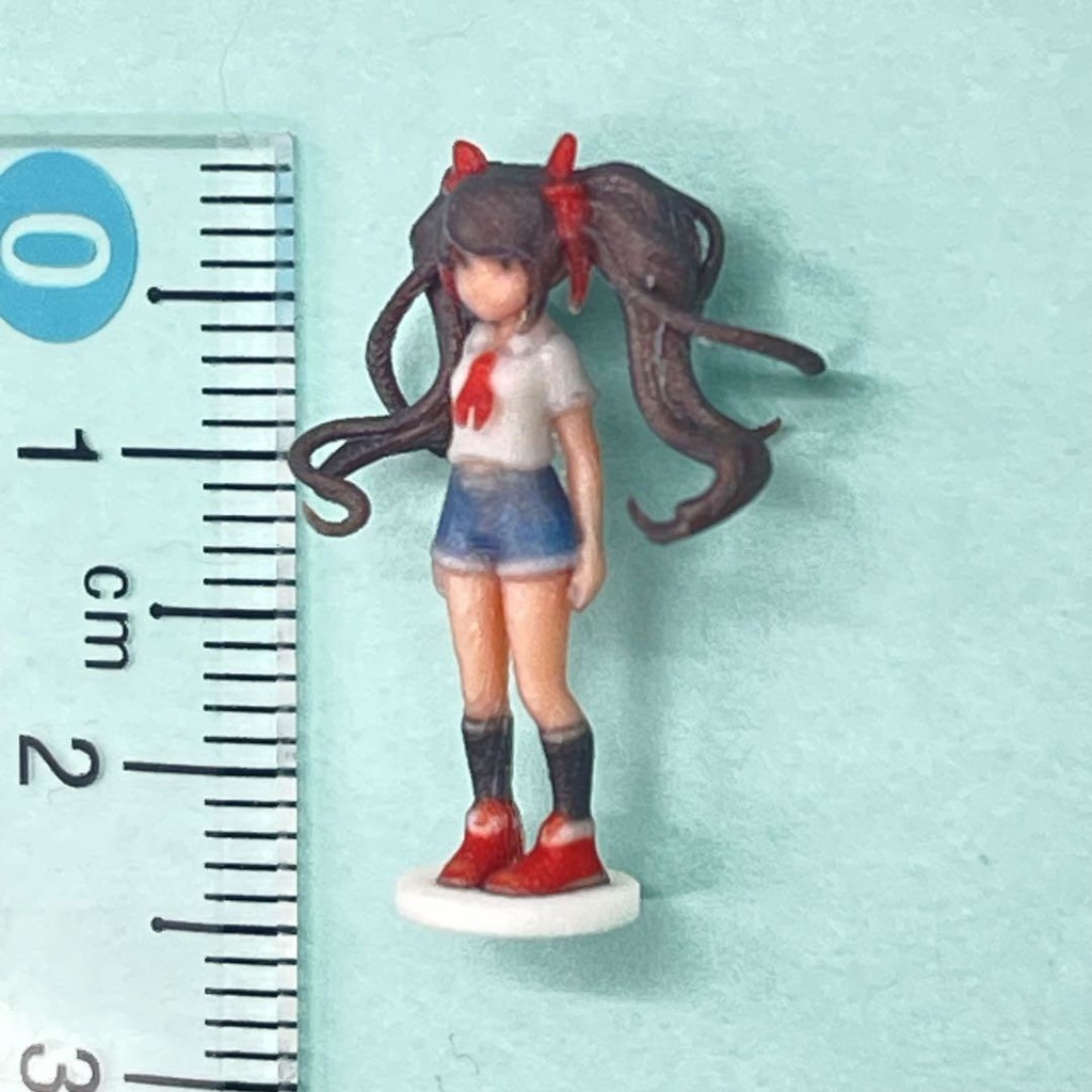 1/64 3DA-JK-004-64 フィギュア リアルフィギュア 女子高生 ミニチュアイメージ 3Dフィギュア ミニカーに ジオラマに 完成品