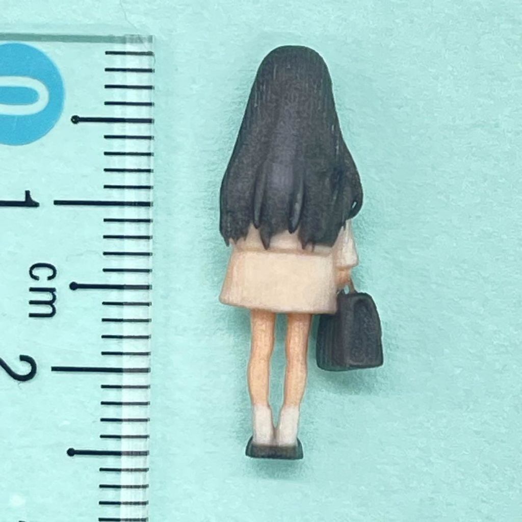 1/64 3DA-JK-003-64 フィギュア リアルフィギュア 女子高生 完成品 ミニカーに ジオラマに ミニチュアイメージ