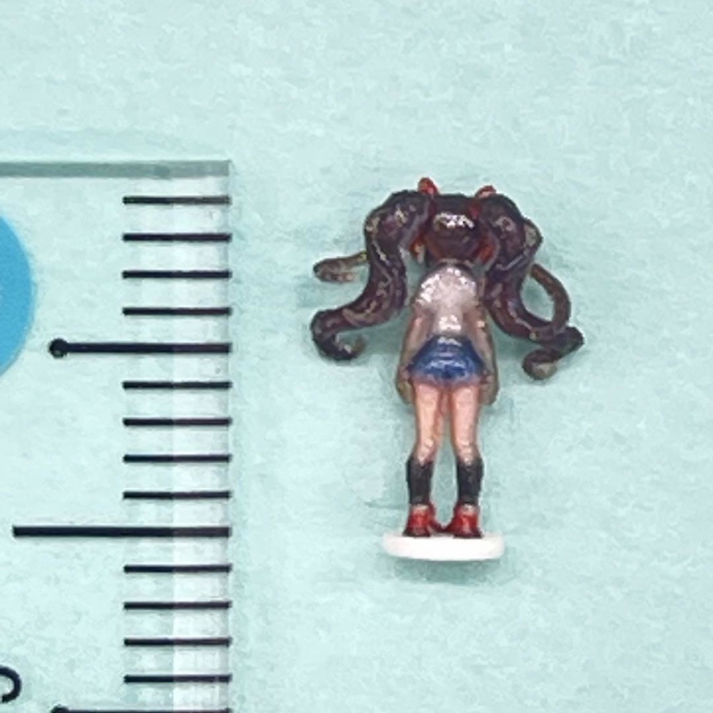 Nゲージ 1/150 3DA-JK-004-150 フィギュア リアルフィギュア 女子高生 完成品 鉄道模型 ジオラマ レイアウト ミニチュアイメージ