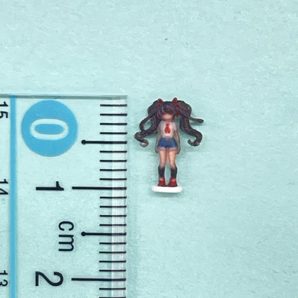 Nゲージ 1/150 3DA-JK-004-150 フィギュア リアルフィギュア 女子高生 完成品 鉄道模型 ジオラマ レイアウト ミニチュアイメージ