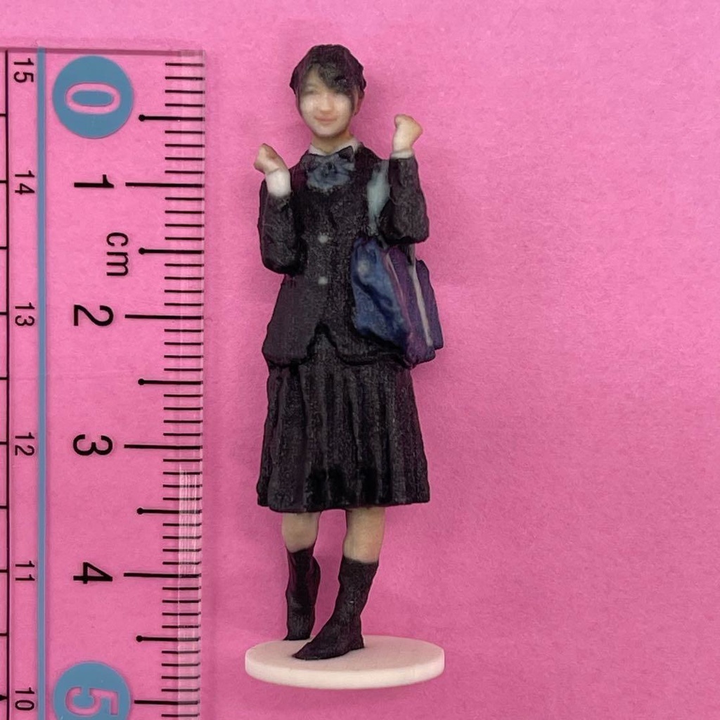 1/35 JKNJ フィギュア リアルフィギュア 女子高生 完成品 ミニカーに ジオラマに ミニチュア 3Dフィギュア