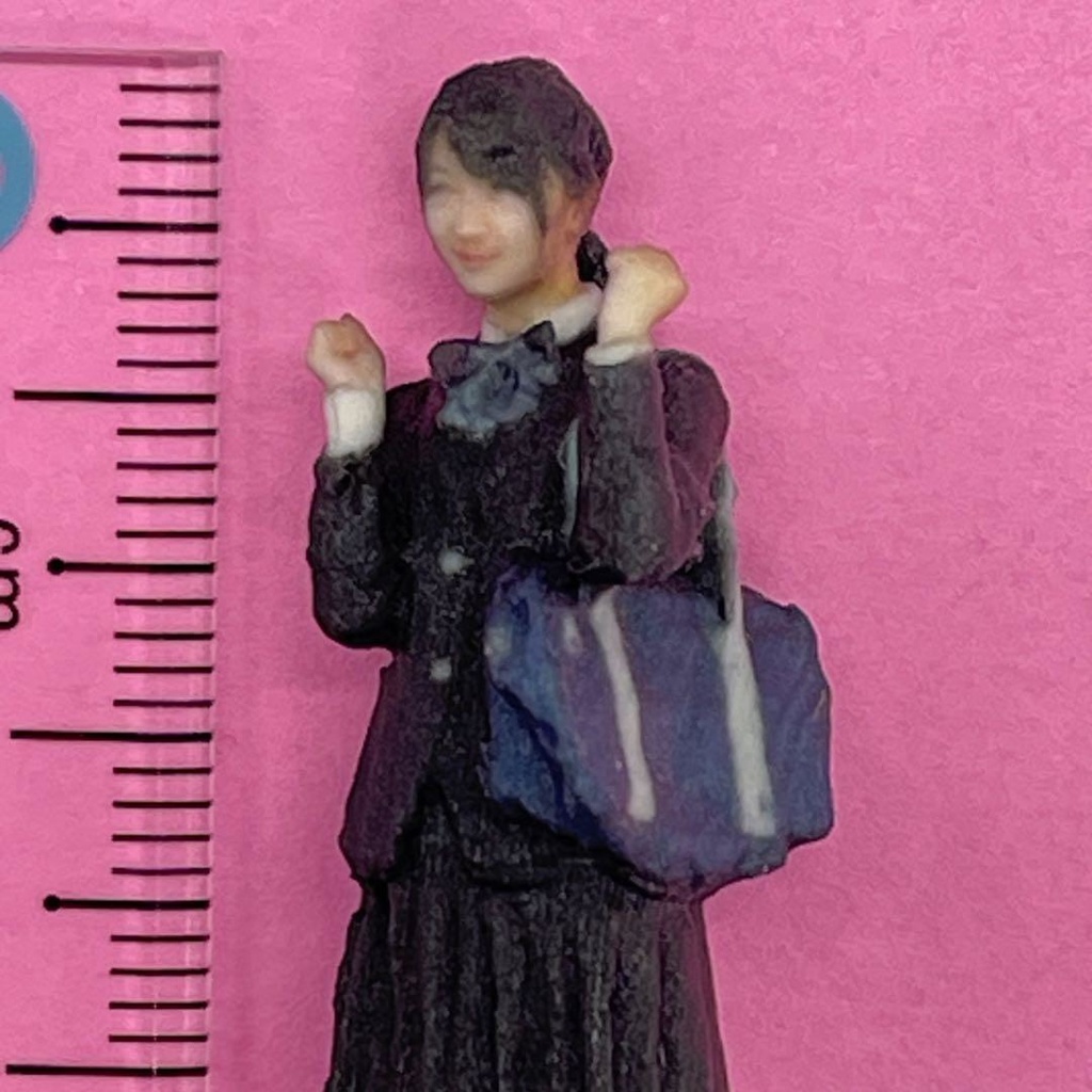 1/35 JKNJ フィギュア リアルフィギュア 女子高生 完成品 ミニカーに ジオラマに ミニチュア 3Dフィギュア