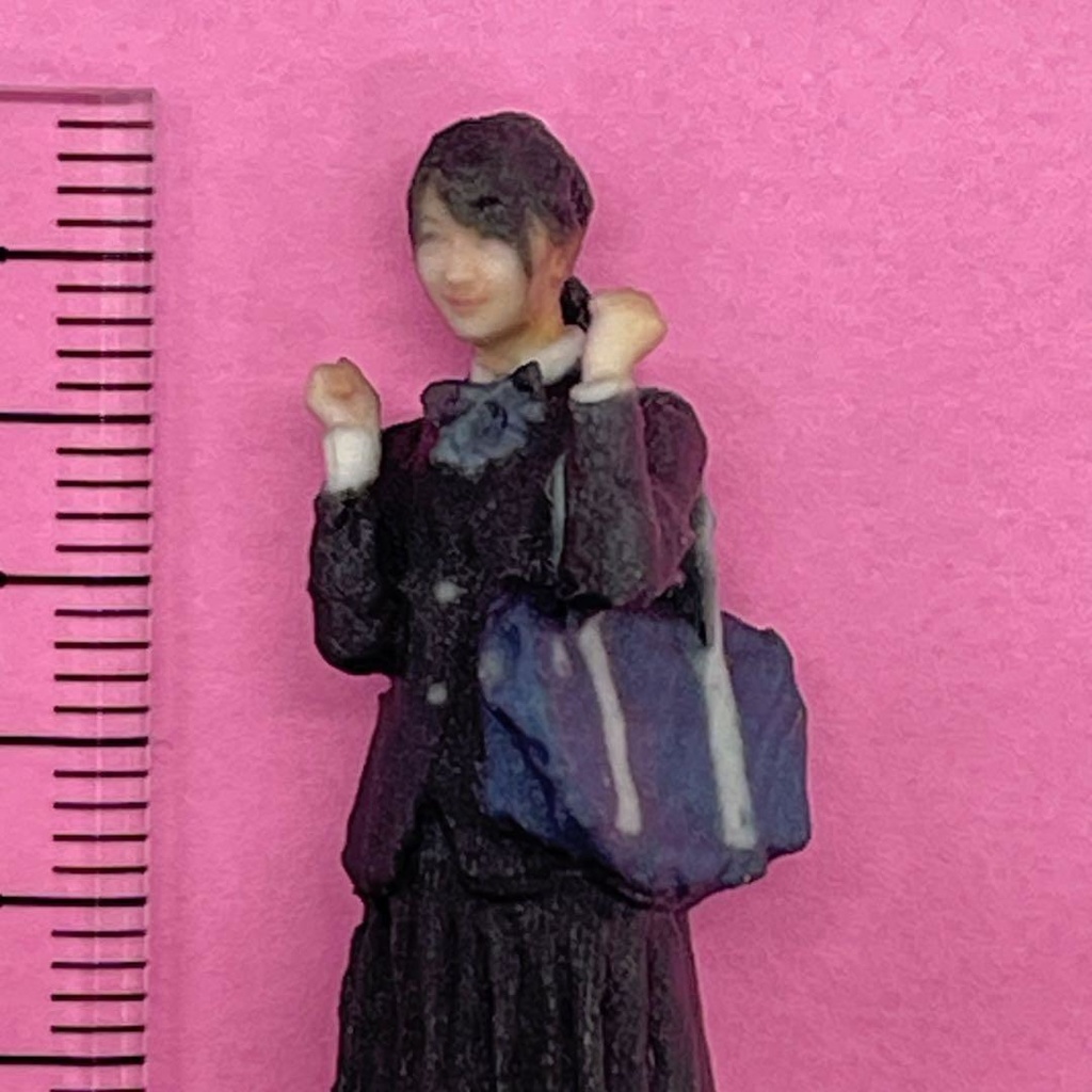 1/35 JKNJ フィギュア リアルフィギュア 女子高生 完成品 ミニカーに ジオラマに ミニチュア 3Dフィギュア