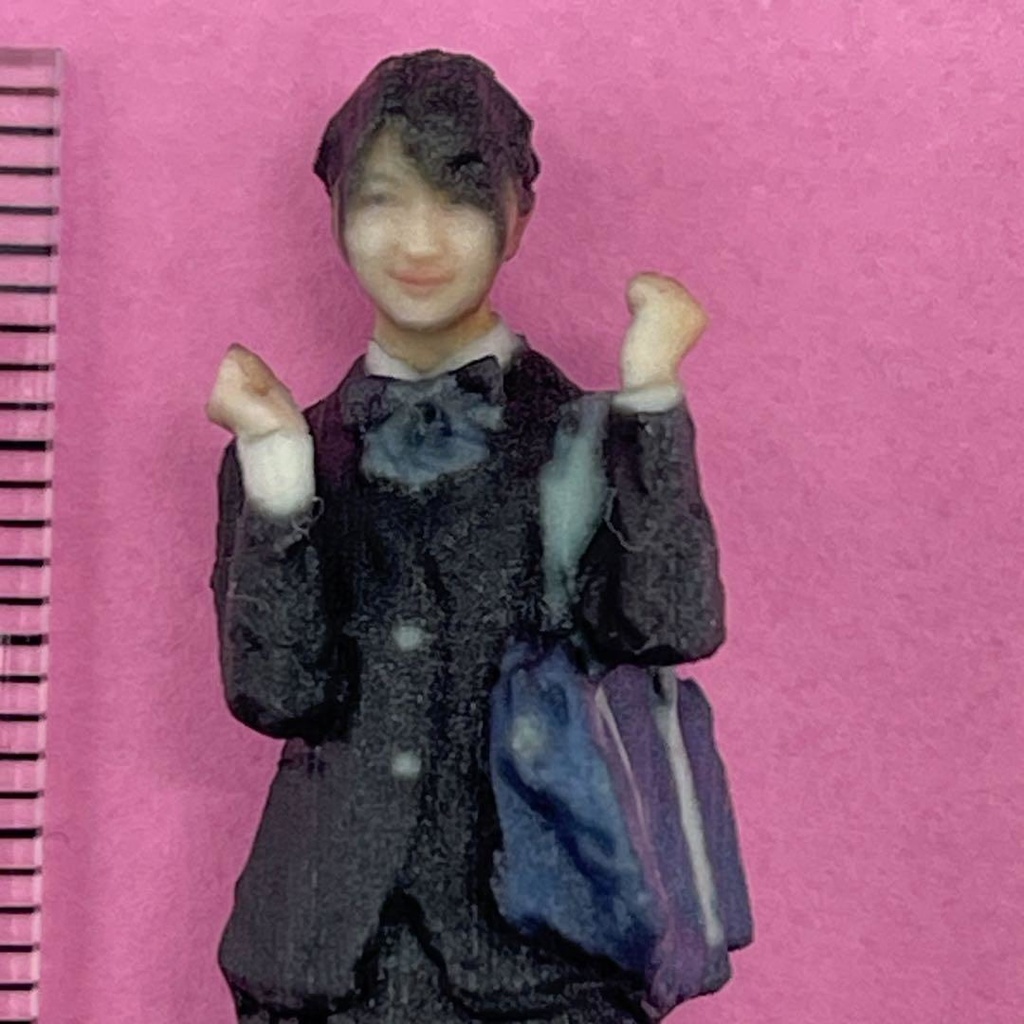 1/35 JKNJ フィギュア リアルフィギュア 女子高生 完成品 ミニカーに ジオラマに ミニチュア 3Dフィギュア
