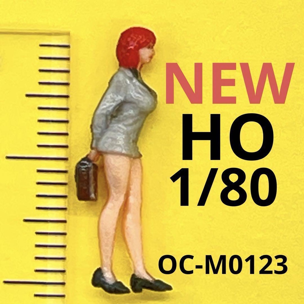 HOゲージ　オーシャンコスモス　OC-M0123 フィギュア　リアルフィギュア　完成品　鉄道模型　1/80 ミニチュアイメージ