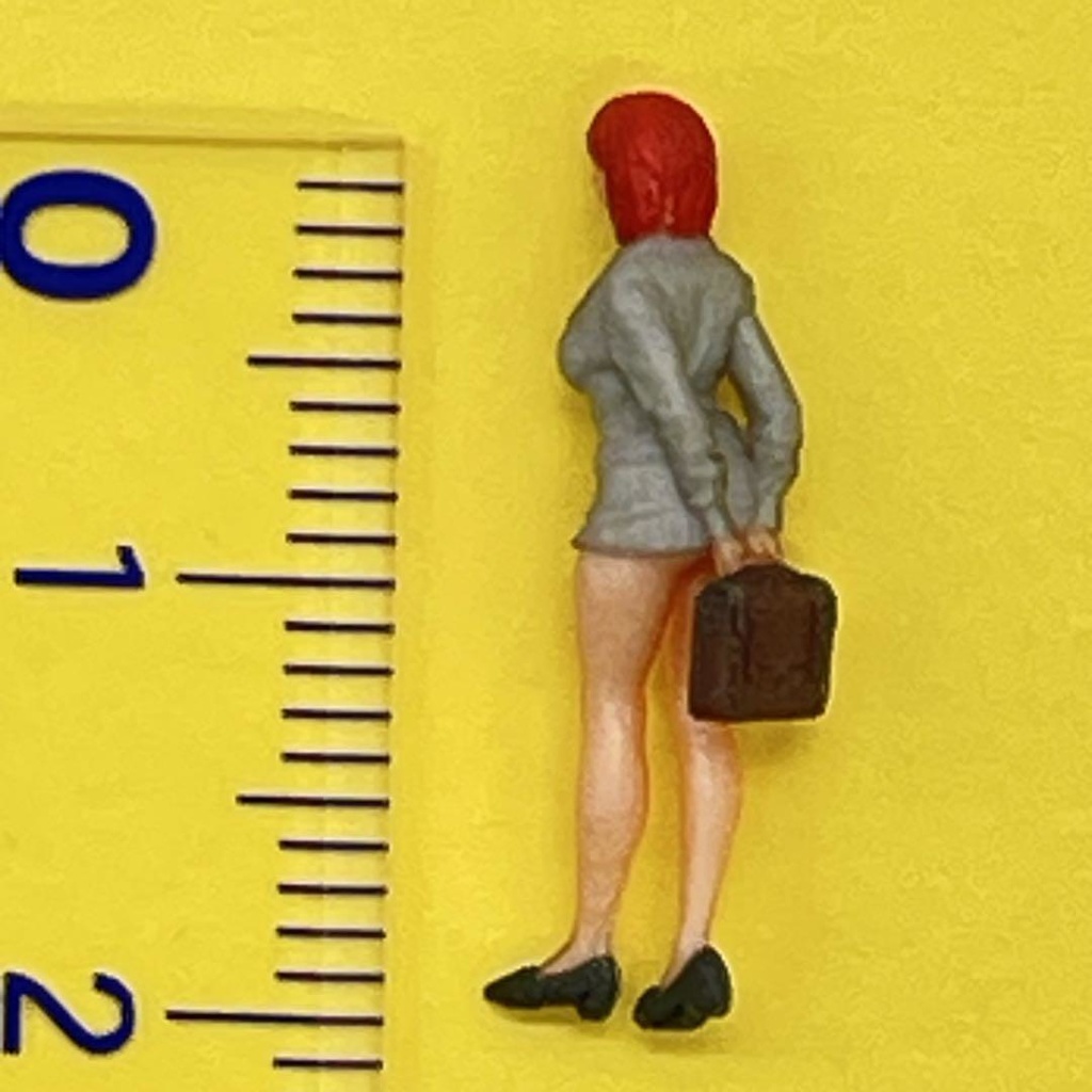 HOゲージ オーシャンコスモス OC-M0123 フィギュア リアルフィギュア 完成品 鉄道模型 1/80 ミニチュアイメージ