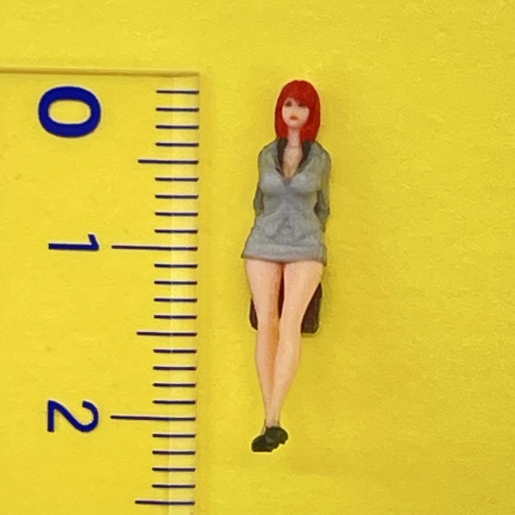 HOゲージ オーシャンコスモス OC-M0123 フィギュア リアルフィギュア 完成品 鉄道模型 1/80 ミニチュアイメージ