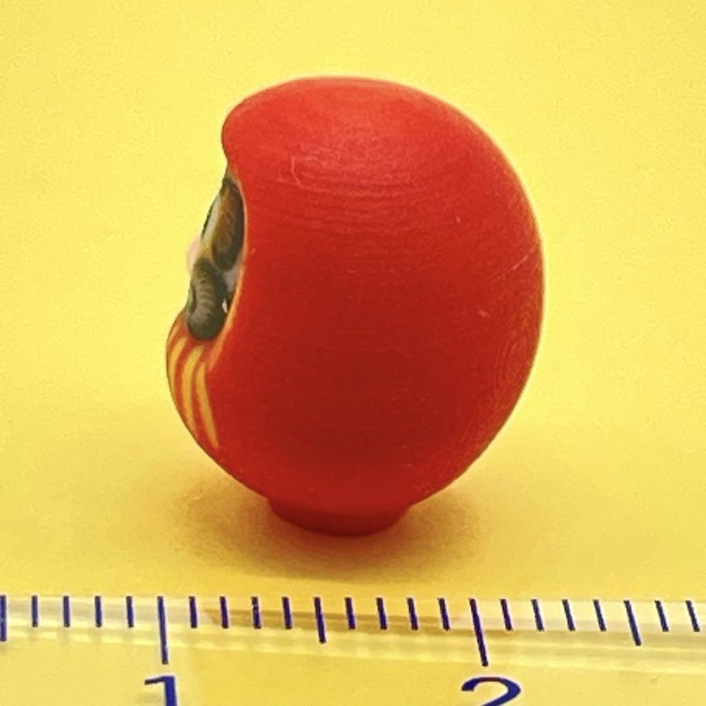 ミニチュア だるま ダルマ ドールハウスに フィギュアに ジオラマに 3D ミニチュアイメージ 完成品