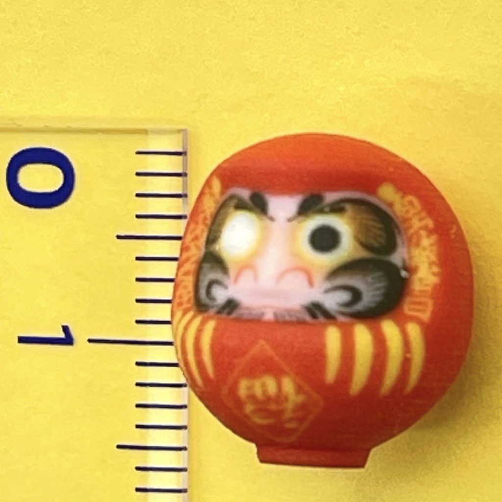 ミニチュア だるま ダルマ ドールハウスに フィギュアに ジオラマに 3D ミニチュアイメージ 完成品