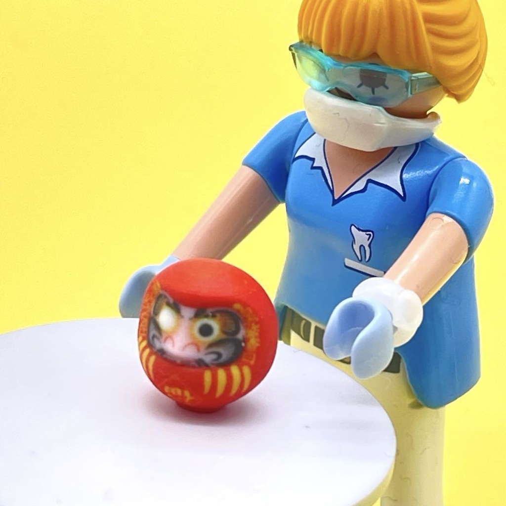 ミニチュア だるま ダルマ ドールハウスに フィギュアに ジオラマに 3D ミニチュアイメージ 完成品