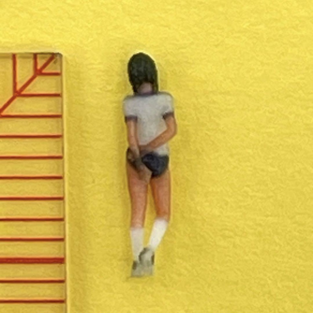 Nゲージ 1/150 JK24 女子高生 体操服姿 フィギュア リアルフィギュア 完成品 鉄道模型 ジオラマ レイアウトに ミニチュア