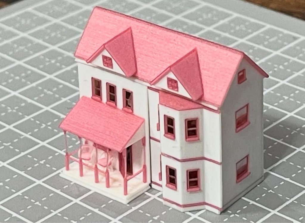 ミニチュア ドールハウス ミニミニドールハウス 完成品 ミニチュアイメージ 3D ジオラマ 住宅模型 建築模型 リカちゃんに ブライスに シルバニアに