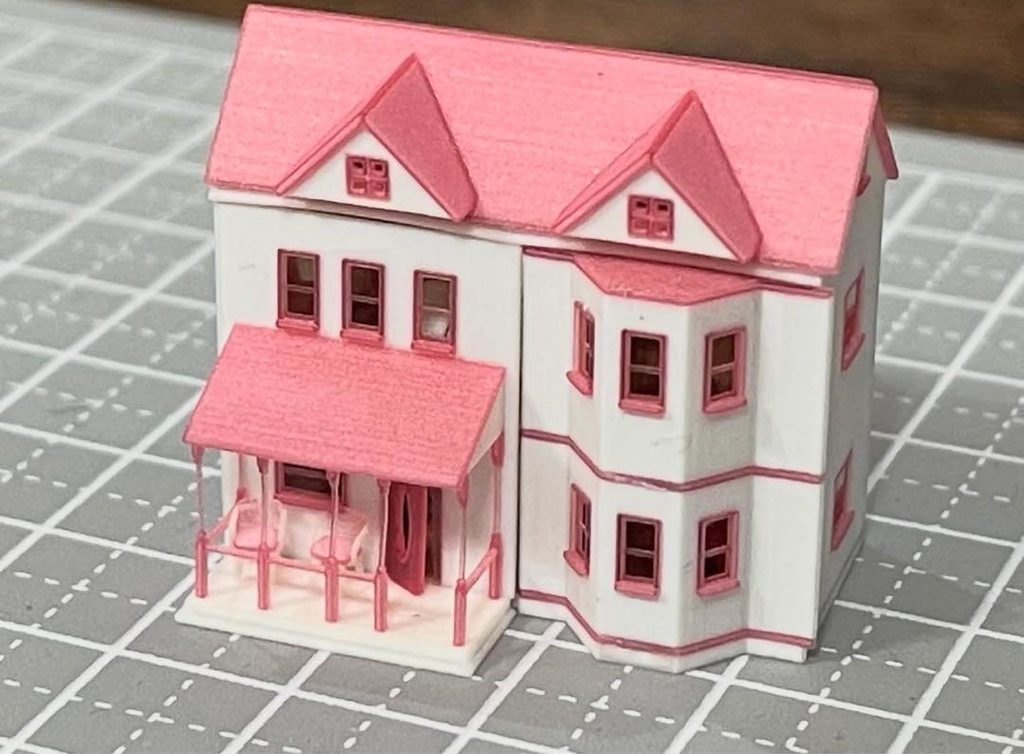 ミニチュア ドールハウス ミニミニドールハウス 完成品 ミニチュアイメージ 3D ジオラマ 住宅模型 建築模型 リカちゃんに ブライスに シルバニアに