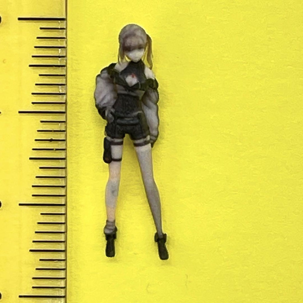 1/64 Q-JP-2 フィギュア リアルフィギュア 3D 完成品 ミニチュアイメージ ミニカーに ジオラマに