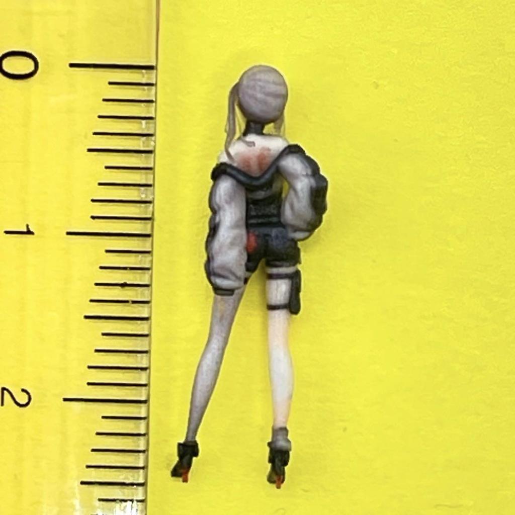 1/64 Q-JP-2 フィギュア リアルフィギュア 3D 完成品 ミニチュアイメージ ミニカーに ジオラマに