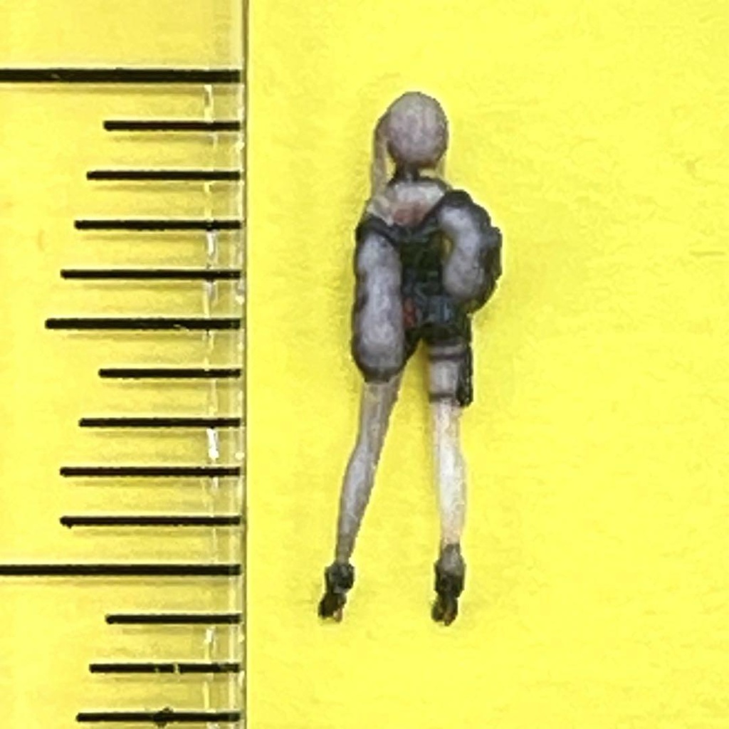 Nゲージ 1/150 Q-JP-2 フィギュア リアルフィギュア 完成品 鉄道模型 ジオラマ レイアウト ミニチュア ミニチュアイメージ