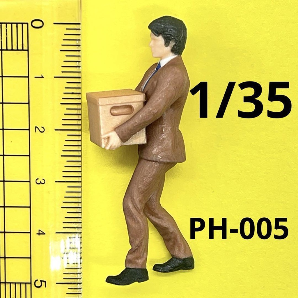 1/35 PH-005 フィギュア　リアルフィギュア　男性　ミニカーに　ミニチュア　ジオラマ　住宅模型に　３D　ミニチュアイメージ