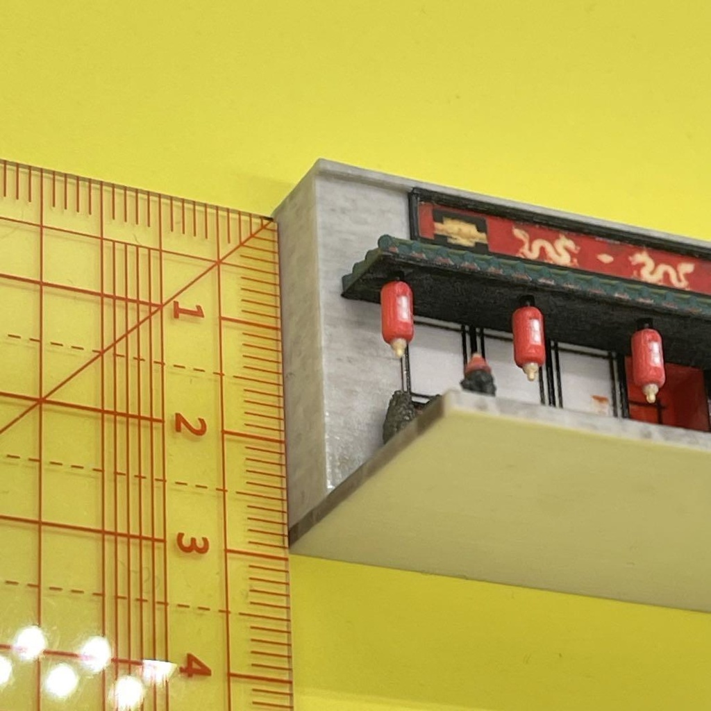 Nゲージ 1/150 中華料理店 ジオラマ レイアウト 住宅模型 ミニチュアイメージ 3D