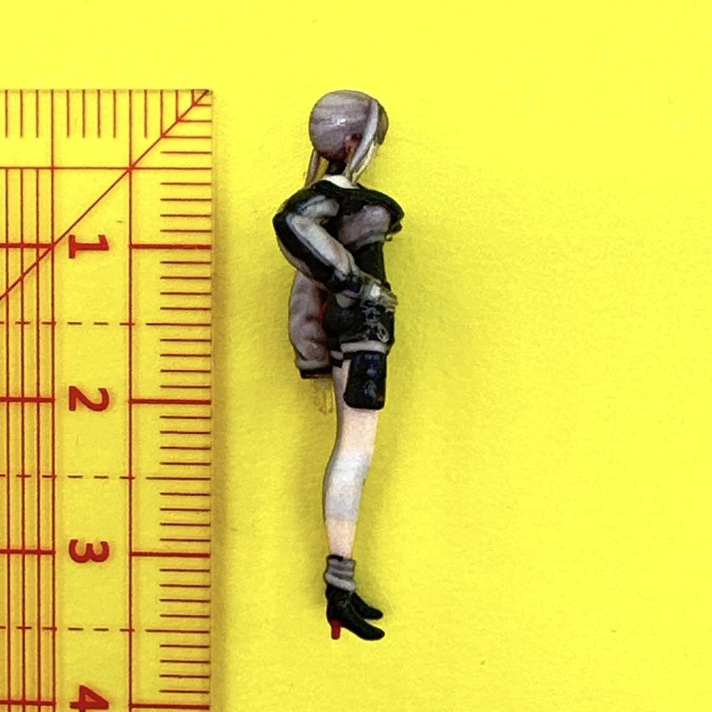 1/48 Q-JP-2 フィギュア リアルフィギュア 完成品 ミニチュアイメージ ミニカーに ジオラマに ミニチュア 3D Vチャット