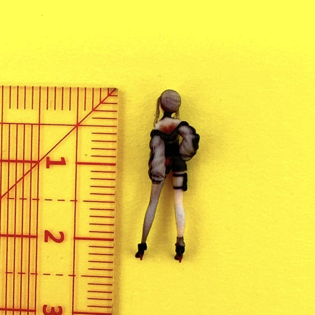 1/72 Q-JP-2 フィギュア リアルフィギュア 完成品 Vチャット ミニカーに ジオラマに 3D ミニチュアイメージ